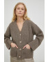 Lovechild cardigan din lana Lolli culoarea maro - Pled.ro