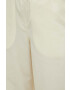 Lovechild pantaloni femei culoarea bej lat high waist - Pled.ro