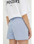 Lovechild pantaloni scurti din bumbac neted high waist - Pled.ro