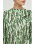 Lovechild rochie culoarea verde maxi evazati - Pled.ro