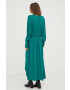 Lovechild rochie culoarea verde maxi drept - Pled.ro