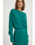 Lovechild rochie culoarea verde maxi drept - Pled.ro