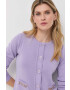 Luisa Spagnoli cardigan din lana culoarea violet light - Pled.ro