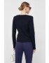 Luisa Spagnoli cardigan din lana culoarea albastru marin light - Pled.ro