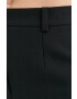 Luisa Spagnoli pantaloni femei culoarea negru lat high waist - Pled.ro