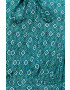 Luisa Spagnoli rochie culoarea verde maxi evazati - Pled.ro