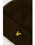 Lyle & Scott caciula din tesatura neteda - Pled.ro