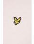 Lyle & Scott hanorac de bumbac femei culoarea roz neted - Pled.ro