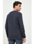 Lyle & Scott longsleeve din bumbac culoarea alb neted - Pled.ro