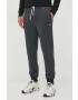 Lyle & Scott pantaloni de trening din bumbac culoarea maro neted - Pled.ro