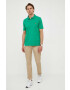 Lyle & Scott polo de bumbac culoarea verde neted - Pled.ro