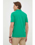 Lyle & Scott polo de bumbac culoarea verde neted - Pled.ro