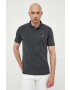 Lyle & Scott polo de bumbac culoarea negru neted - Pled.ro