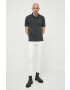 Lyle & Scott polo de bumbac culoarea negru neted - Pled.ro