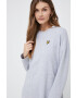 Lyle & Scott rochie din bumbac culoarea gri mini drept - Pled.ro