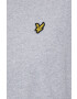 Lyle & Scott rochie din bumbac culoarea gri mini oversize - Pled.ro