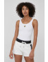 Lyle & Scott top femei culoarea gri - Pled.ro