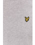 Lyle & Scott Tricou bărbați culoarea gri material neted - Pled.ro