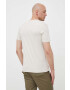 Lyle & Scott tricou din bumbac culoarea bej neted - Pled.ro