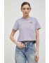 Lyle & Scott tricou din bumbac culoarea violet - Pled.ro