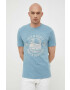 Lyle & Scott tricou din bumbac cu imprimeu - Pled.ro