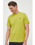 Lyle & Scott tricou din bumbac culoarea verde neted - Pled.ro