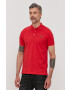 Lyle & Scott Tricou Polo bărbați culoarea rosu material neted - Pled.ro