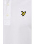 Lyle & Scott tricou polo barbati culoarea alb neted - Pled.ro