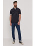 Lyle & Scott Tricou Polo bărbați culoarea albastru marin material neted - Pled.ro