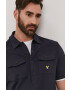 Lyle & Scott Tricou Polo bărbați culoarea albastru marin material neted - Pled.ro