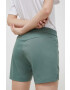 Mammut pantaloni scurți outdoor Massone Light culoarea verde neted medium waist - Pled.ro