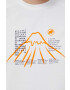 Mammut tricou sport Mountain Fujiyama culoarea alb cu imprimeu - Pled.ro