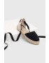 Manebi espadrile culoarea negru - Pled.ro