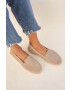 Manebi espadrile din piele intoarsa Double Sole Espadrilles culoarea maro cu platforma W 1.9 D0 - Pled.ro