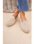 Manebi espadrile Flat Espadrilles culoarea bej O 7.1 N0 - Pled.ro