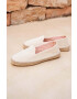 Manebi espadrile Flat Espadrilles culoarea alb O 7.0 N0 - Pled.ro