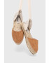 Manebi espadrile Flat Valenciana Espadrilles culoarea maro R 3.9 P0 - Pled.ro