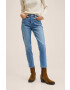 Mango jeansi femei high waist - Pled.ro