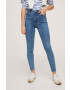 Mango jeansi femei high waist - Pled.ro