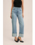 Mango jeansi femei medium waist - Pled.ro