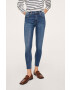 Mango jeansi femei medium waist - Pled.ro