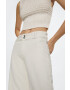 Mango jeansi Culotte femei medium waist - Pled.ro