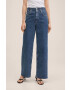 Mango jeansi Marcela femei high waist - Pled.ro