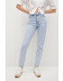 Mango Jeans Newmom femei high waist - Pled.ro