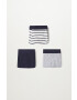 Mango Kids Boxeri copii Sailor 116-164 (3-pack) - Pled.ro