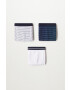 Mango Kids Boxeri copii Stripes (3-pack) - Pled.ro