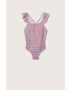 Mango Kids costum de baie copii Batikg culoarea roz - Pled.ro