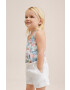 Mango Kids costum de baie copii Flaminbg culoarea verde - Pled.ro