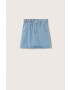 Mango Kids fusta denim pentru copii culoarea violet mini drept - Pled.ro