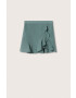 Mango Kids fusta fete Veri culoarea verde mini drept - Pled.ro